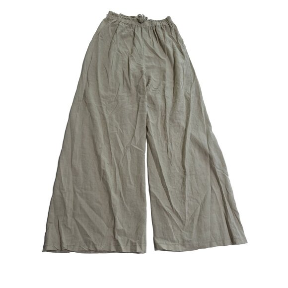 Kiwi Saint Tropez Wide Leg Pants in Cream - Picture 1 of 5